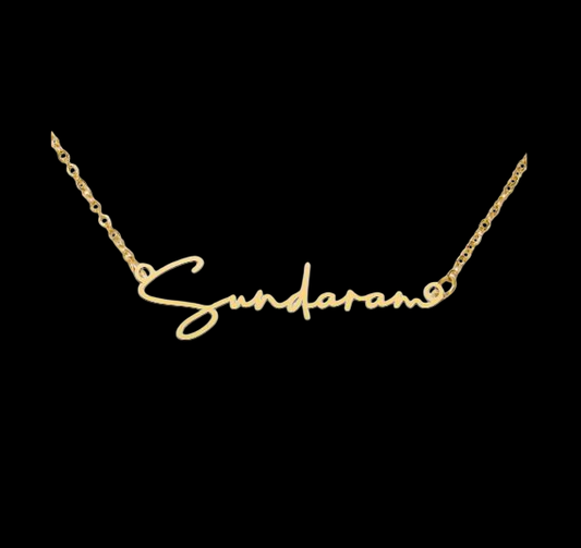 Signature Style Custom Name Necklace